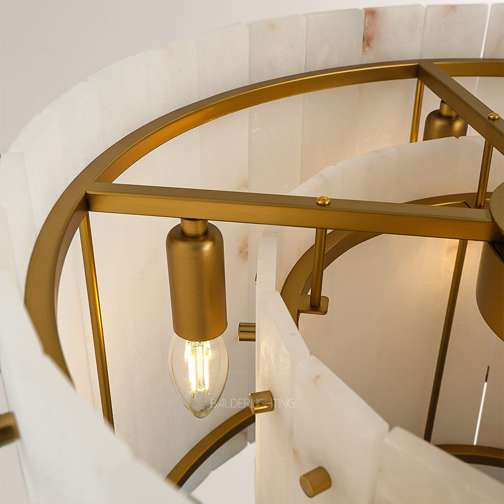 Clementine Onyx Round Chandelier 22