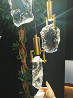 Iraegular Crystal Pendant Light