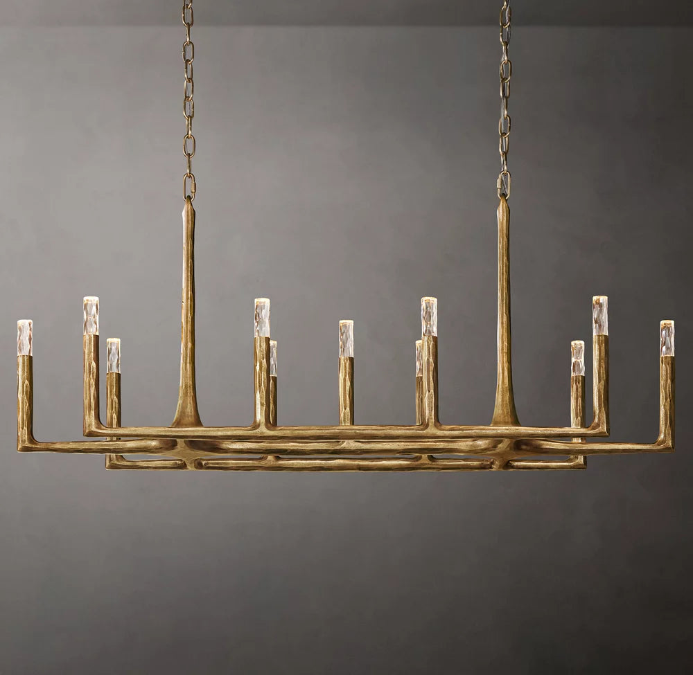 Thaddeus Linear Chandelier 54 11-Lights For Living Room