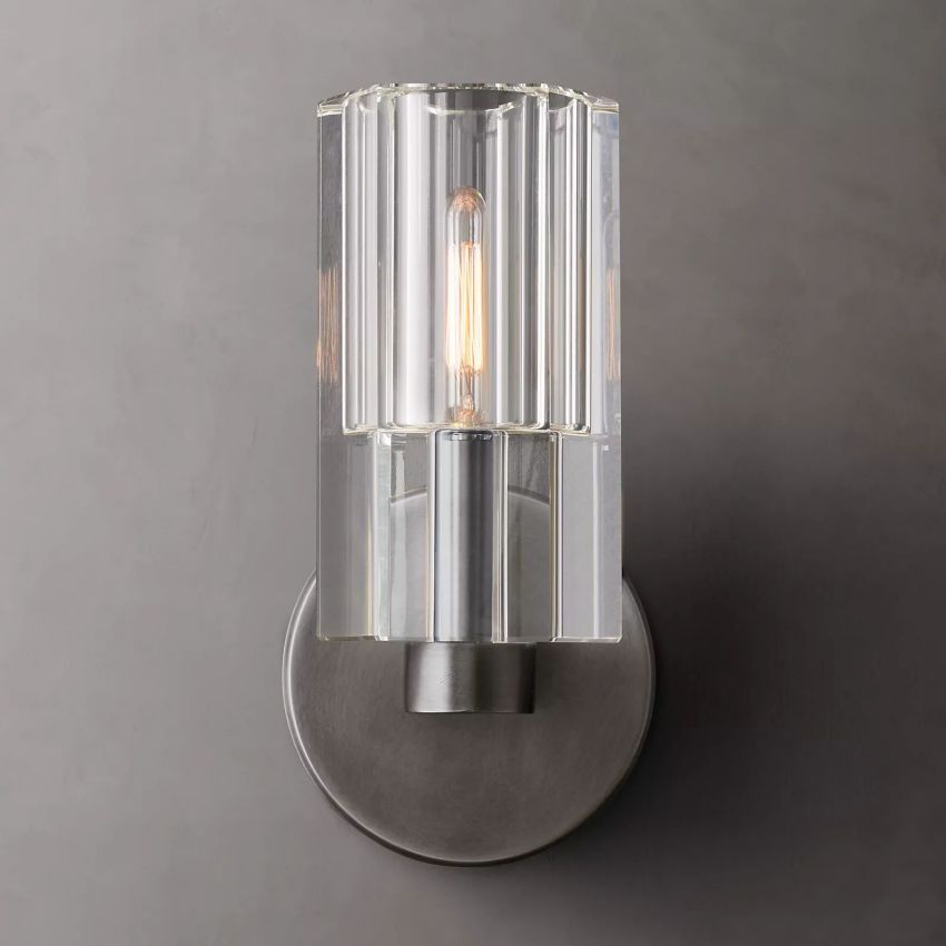 Bamcee Single Head K9 Crystal Glass Wall Sconce Modern Wall Lamp