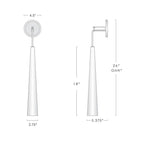 Apollin Crystal Small Wall Sconce Modern Wall Lamp
