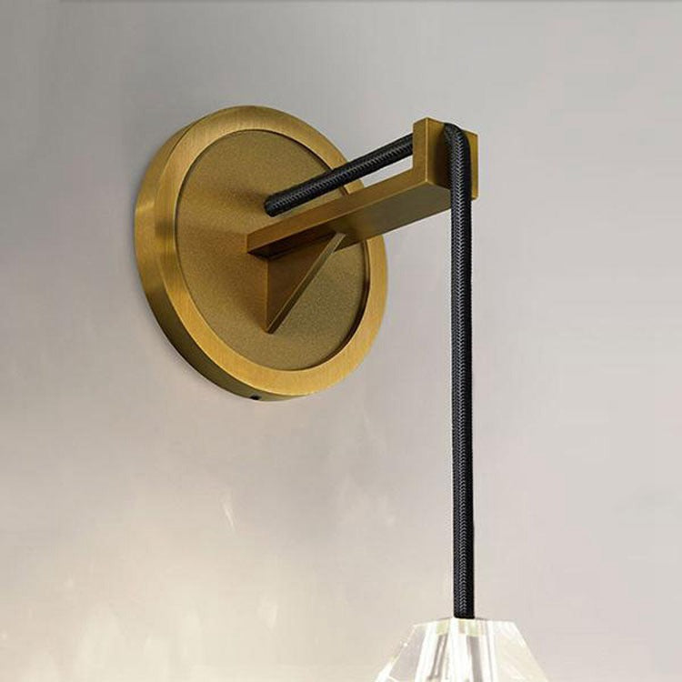 Modern Crystal Shade Wall Sconce