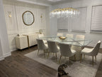 Branching Linear Organic Chandelier-konalight