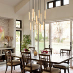Aerie Alabaster Round Chandelier 40
