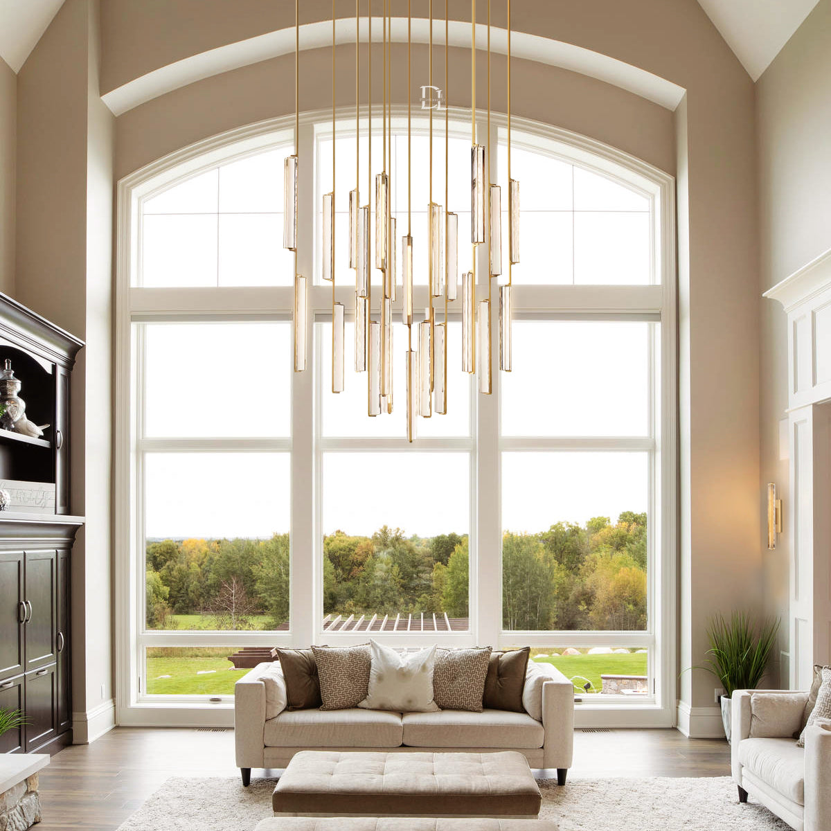 Aerie Crystal Round Chandelier 56