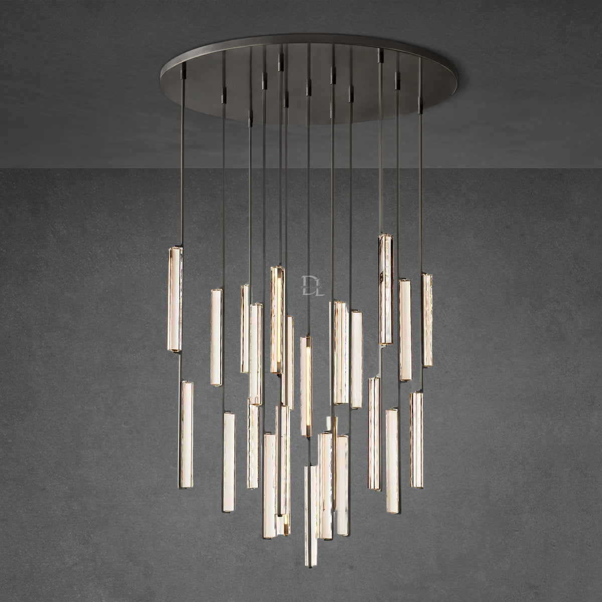 Aerie Crystal Round Chandelier 56
