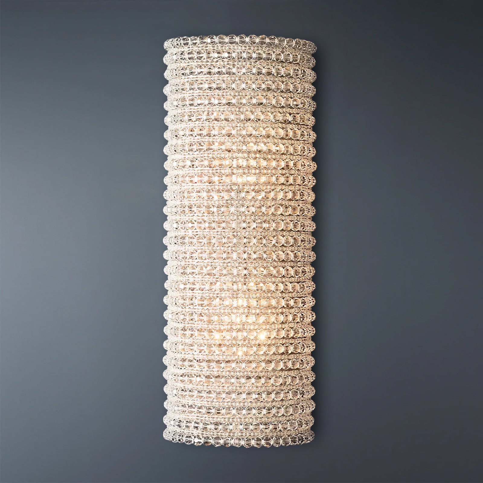 Halo Crystal Bead Wall Sconce 21H-konalight