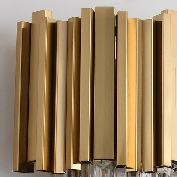 Eliana Brass Crystal Wall Sconce