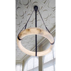 Modern Real Alabaster Chandeliers For Dining Room