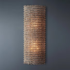 Halo Crystal Bead Wall Sconce 21H