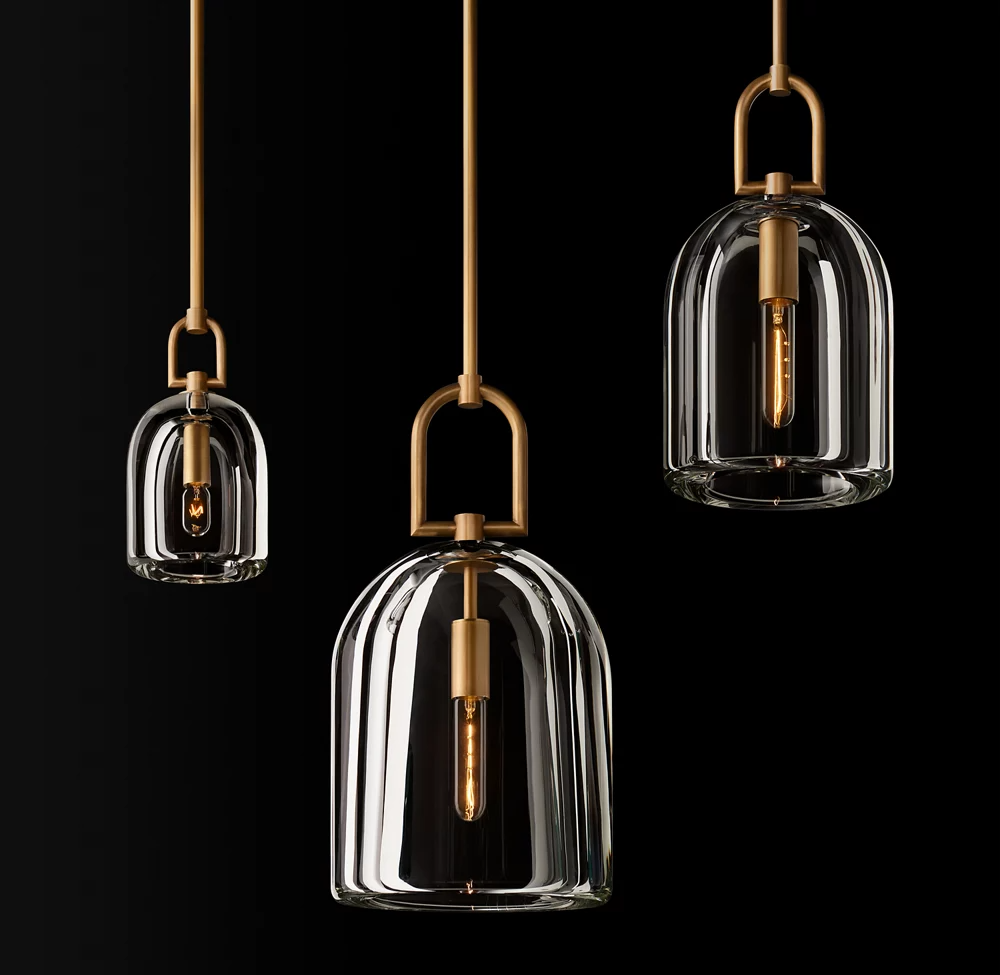 Botanist Cloche Pendant Light For Dinning Room 10"