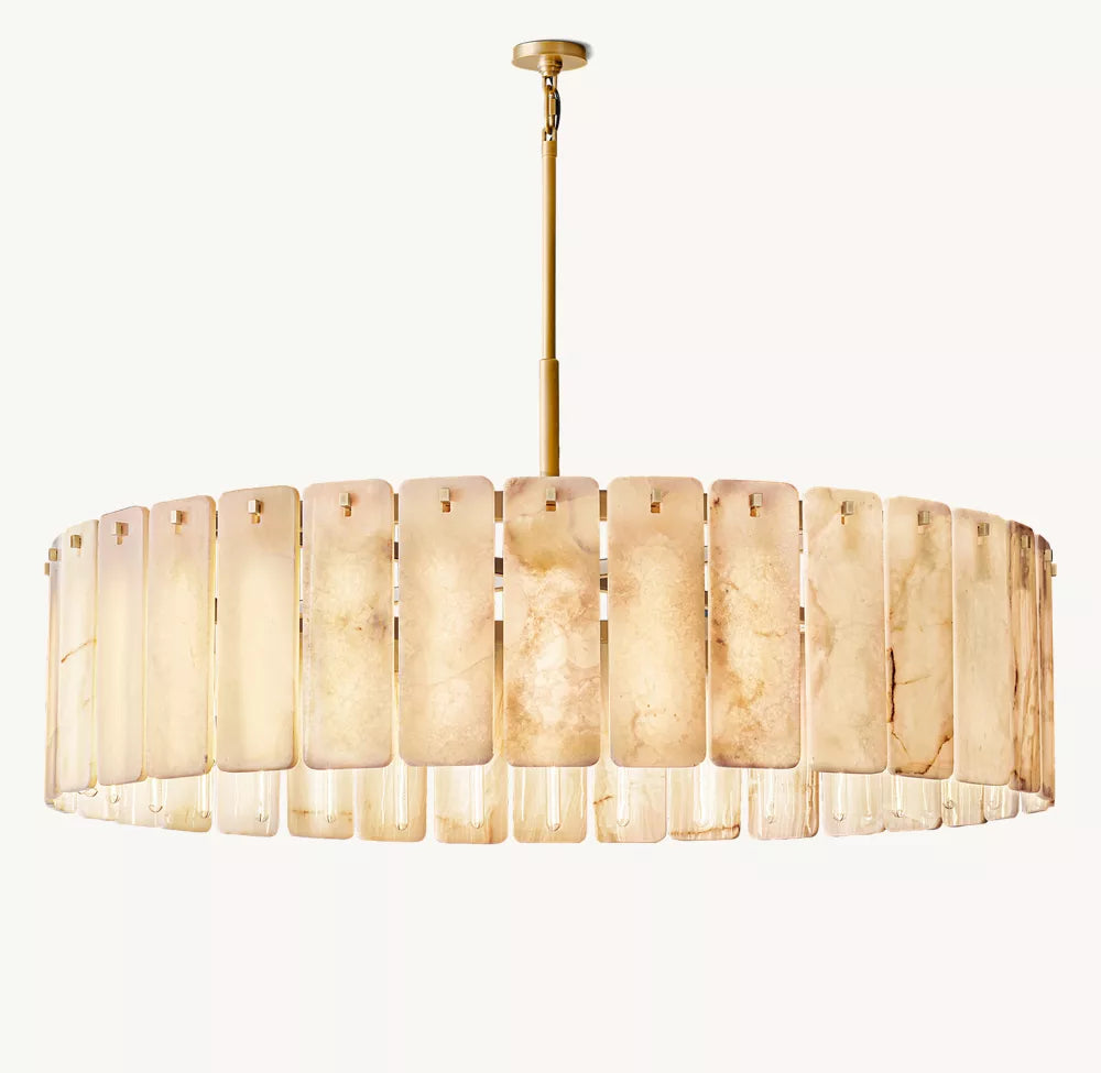 Clementine Onyx Round Chandelier 60