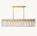 Clementine Glass Linear Chandelier 72