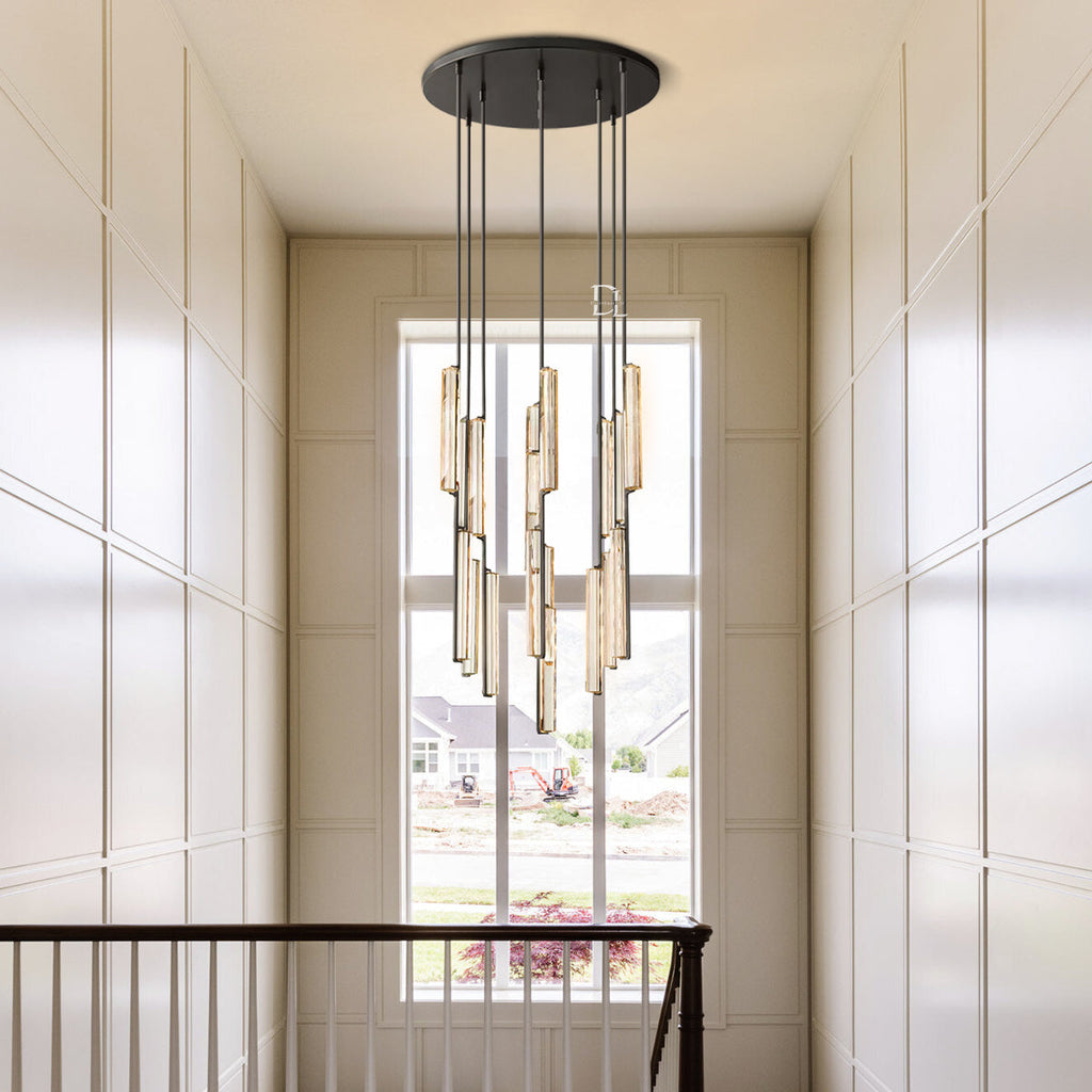 Aerie Crystal Round Chandelier 40