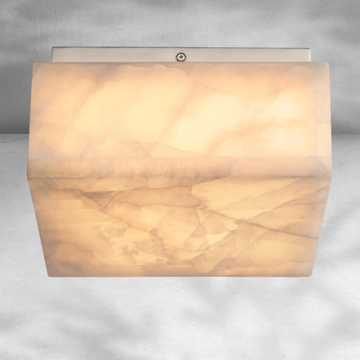 Rim Calcite Square Flushmount 61014
