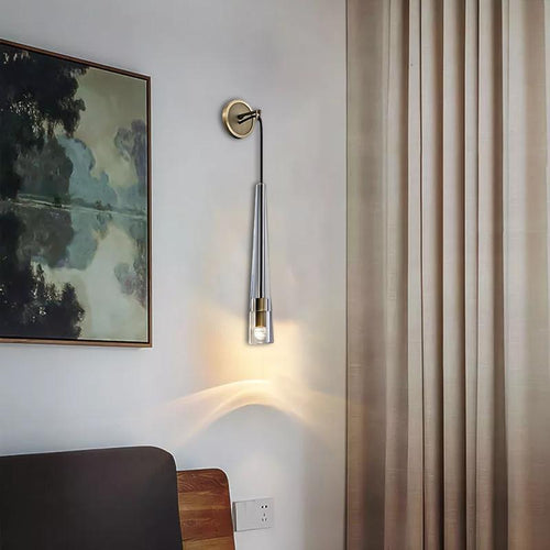 Apollin Crystal Small Wall Sconce Modern Wall Lamp