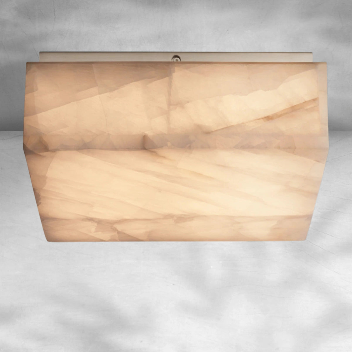 Rim Calcite Square Flushmount 61014