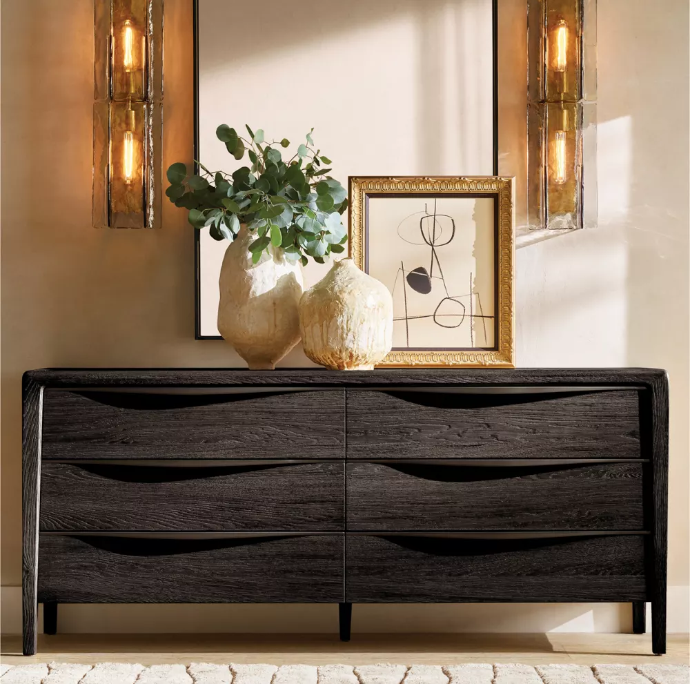Lattice Smoke Glass Sconce 15 30