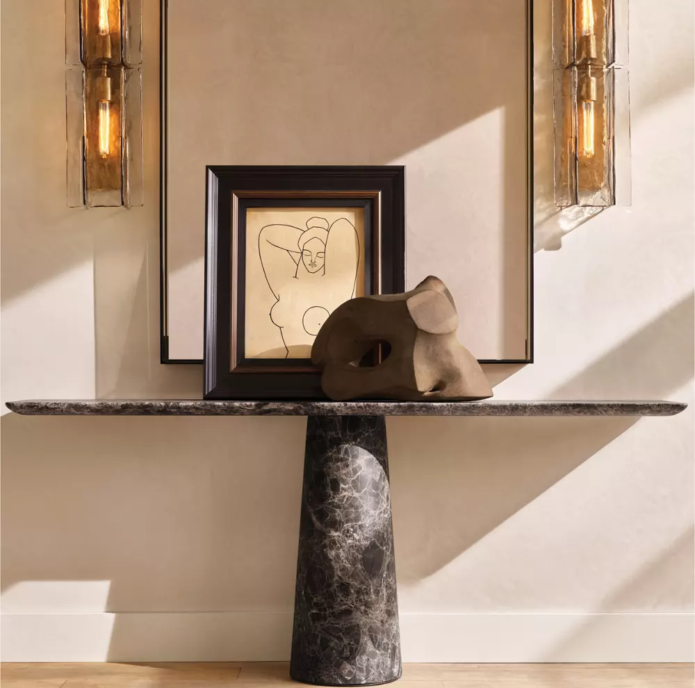Lattice Smoke Glass Sconce 15 30