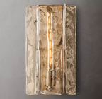 Lattice Smoke Glass Sconce 15 30