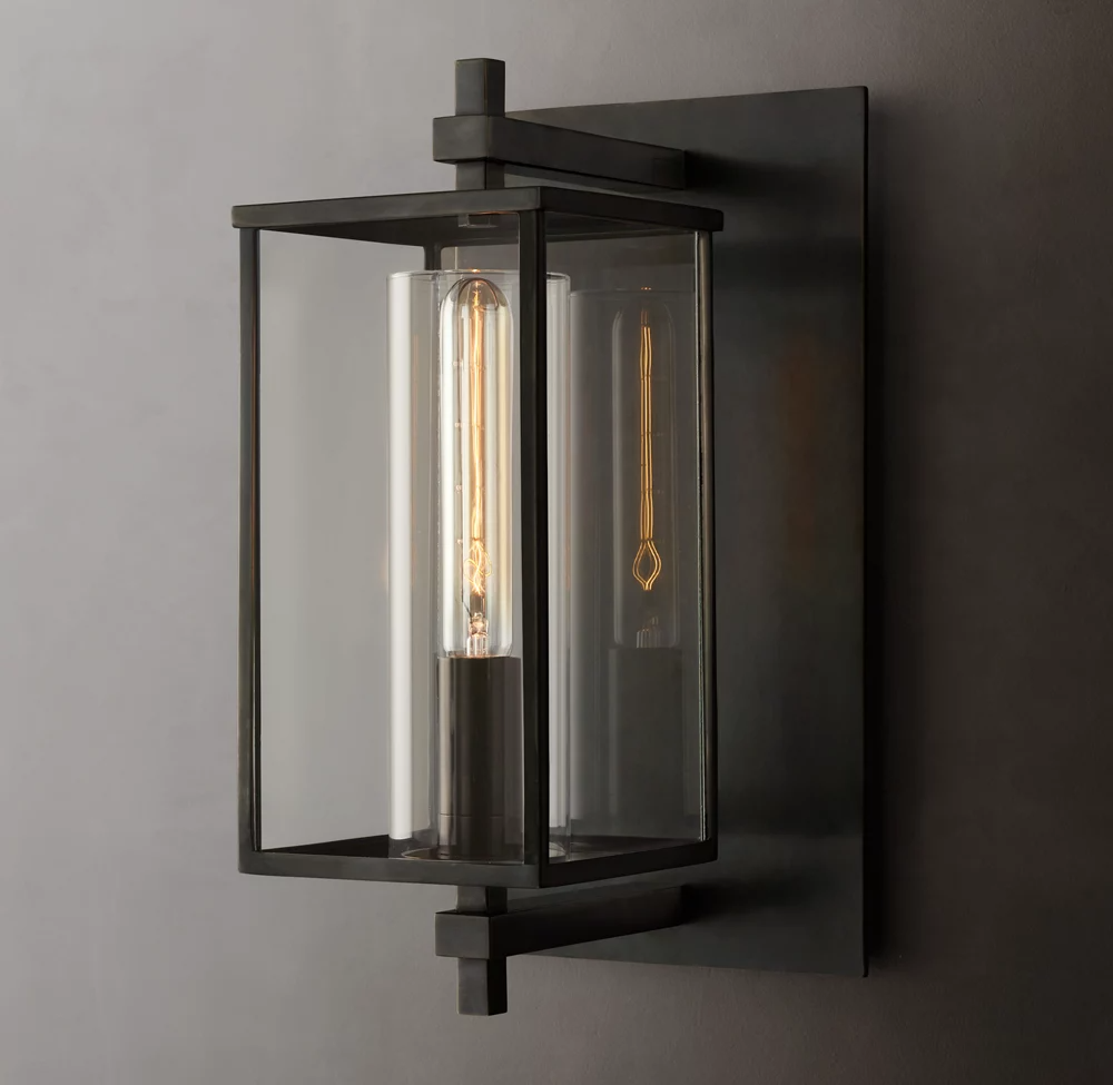 Devaux Square Shade Wall Sconce 16H