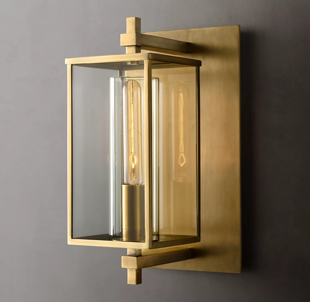 Devaux Square Shade Wall Sconce 16H