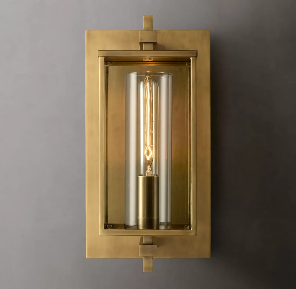 Devaux Square Shade Wall Sconce 16H