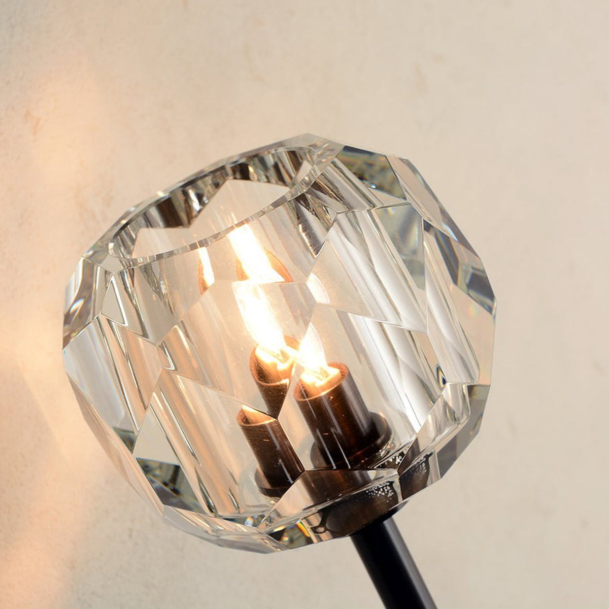 Boule De  Smoke Crystal Ball Wall Sconce