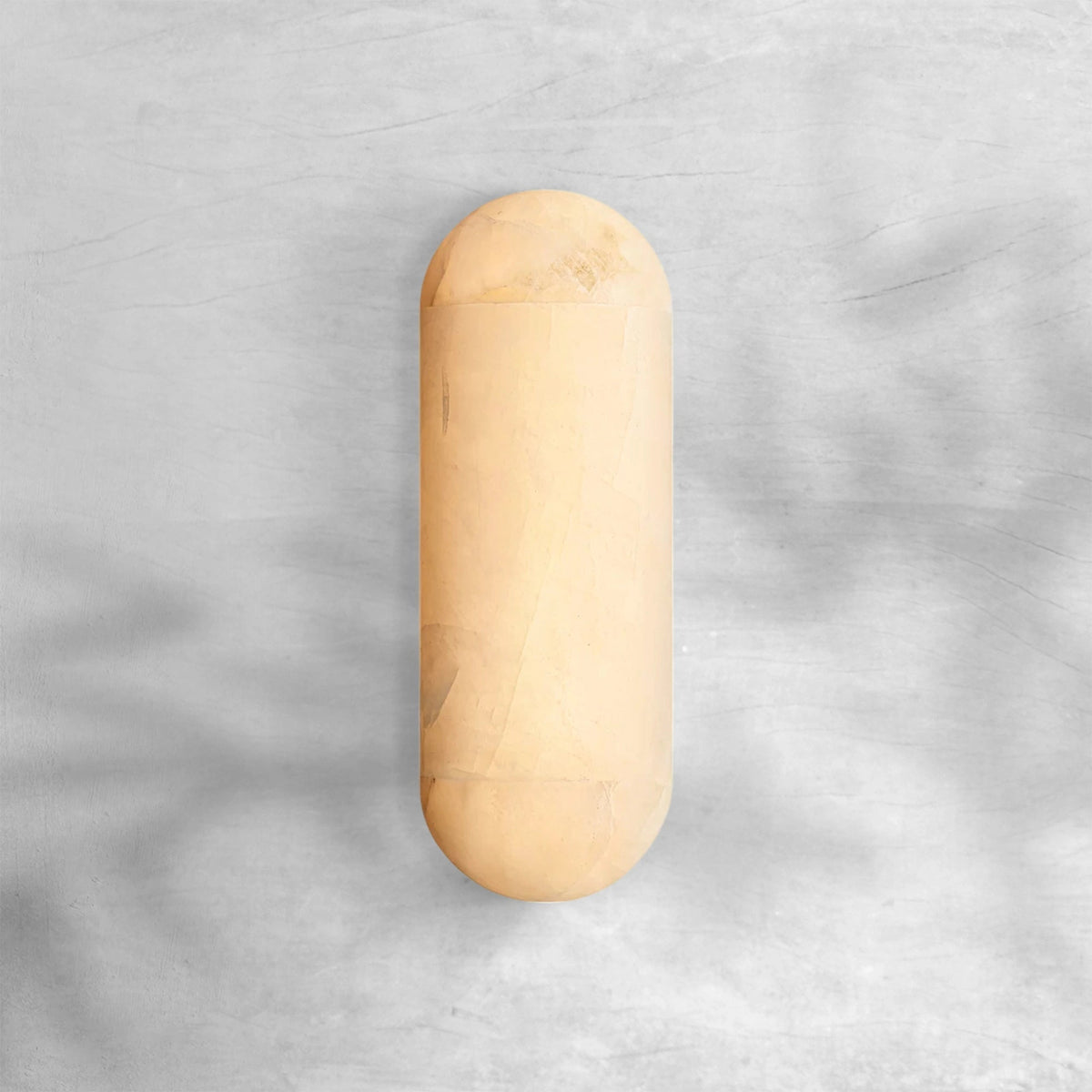 Rim Lisse Alabaster Sconce 14 18 24