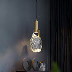 Iraegular Crystal Pendant Light-konalight