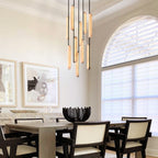 Aerie Alabaster Round Chandelier 24