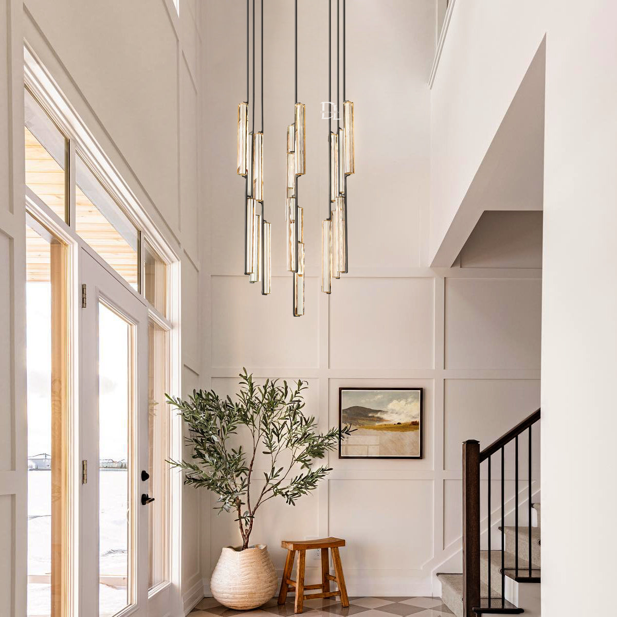 Aerie Crystal Round Chandelier 40
