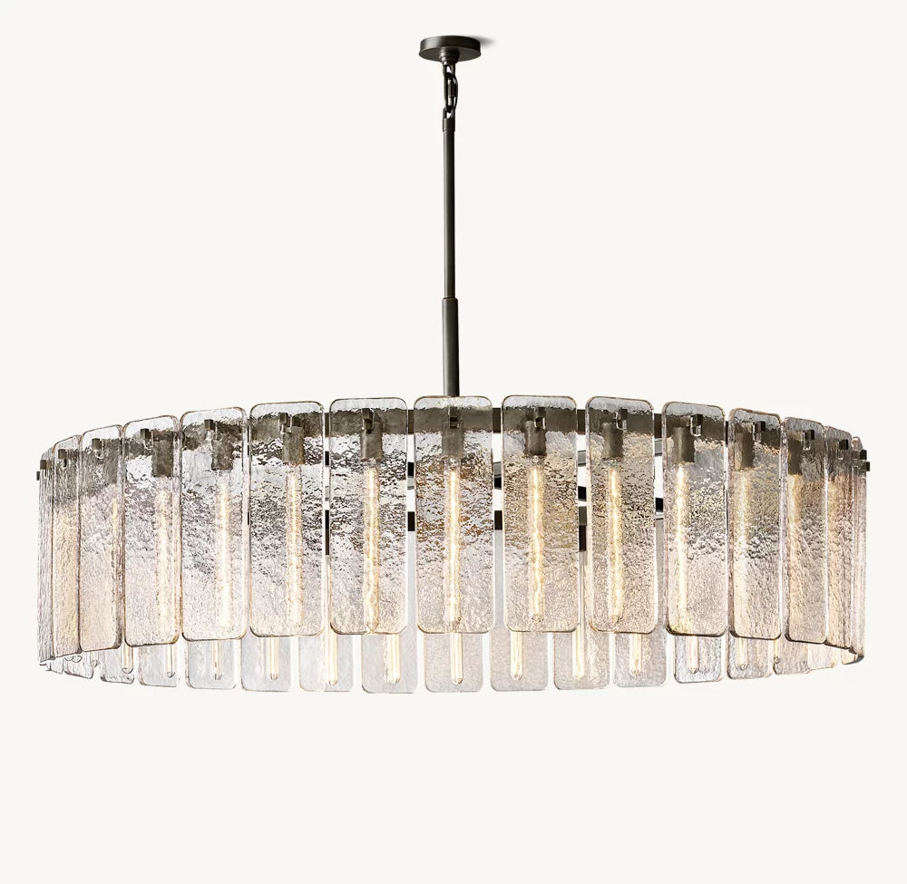 Clementine Glass Round Chandelier 60