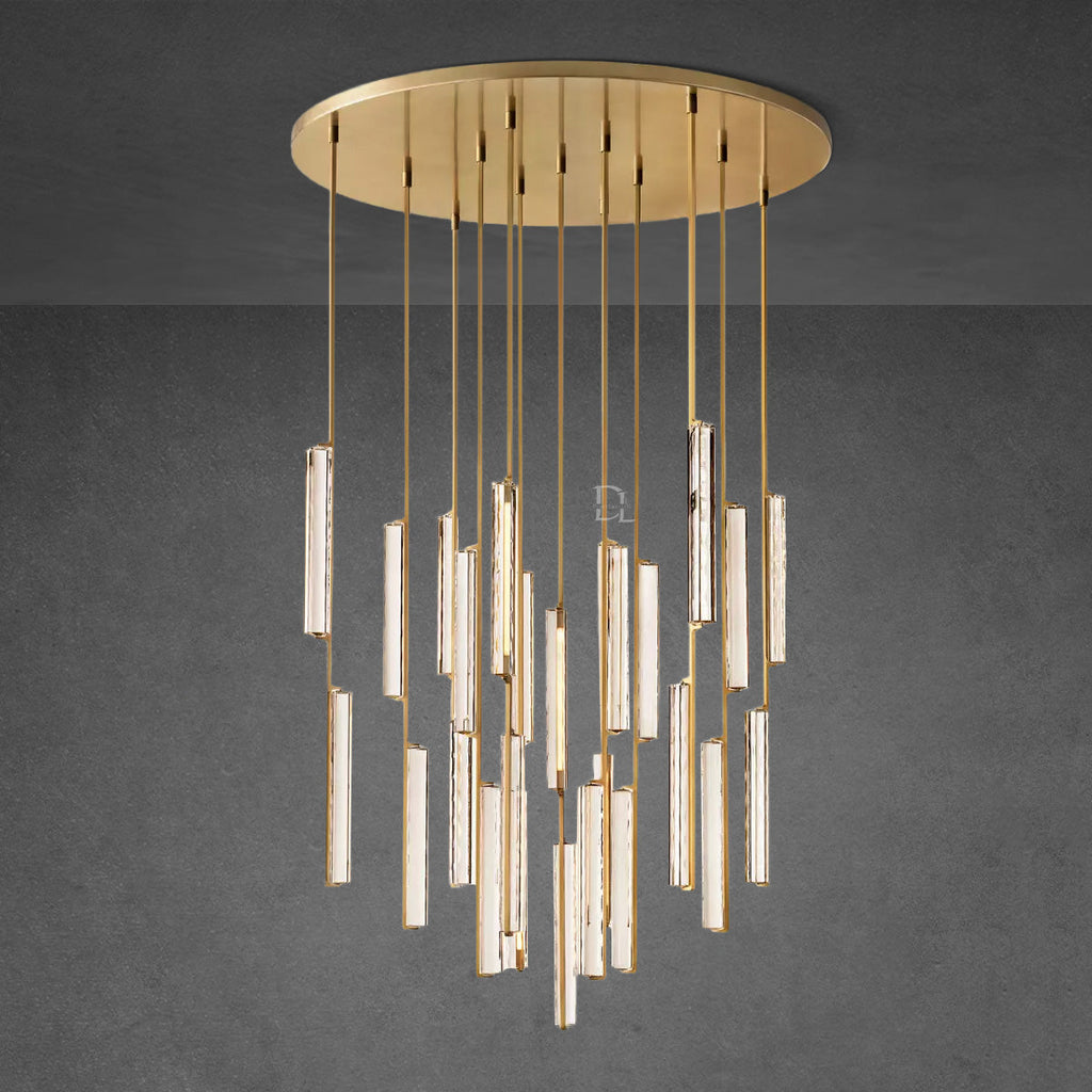 Aerie Crystal Round Chandelier 56