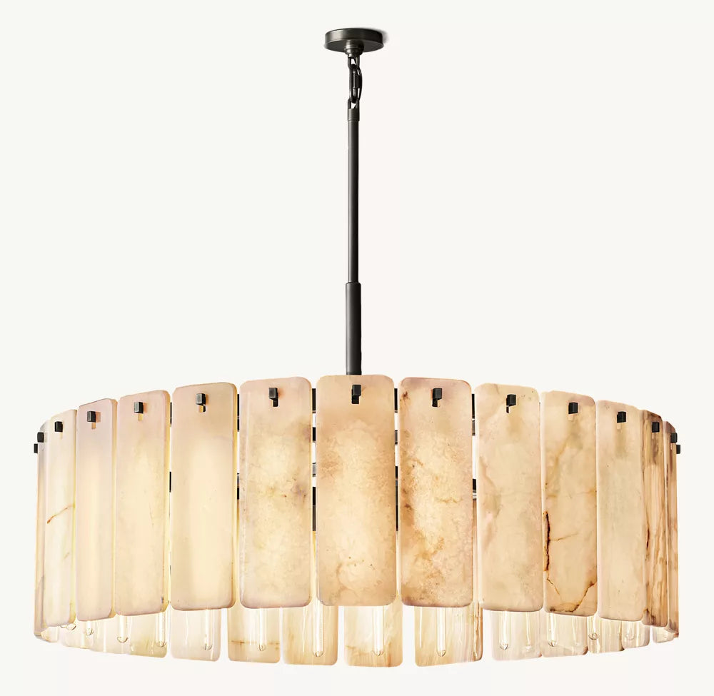 Clementine Onyx Round Chandelier 48