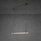 Aerie Crystal Single Bar Linear Chandelier 60