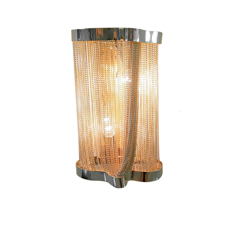 Tassel Aluminum Chain Wall Sconce Style 2