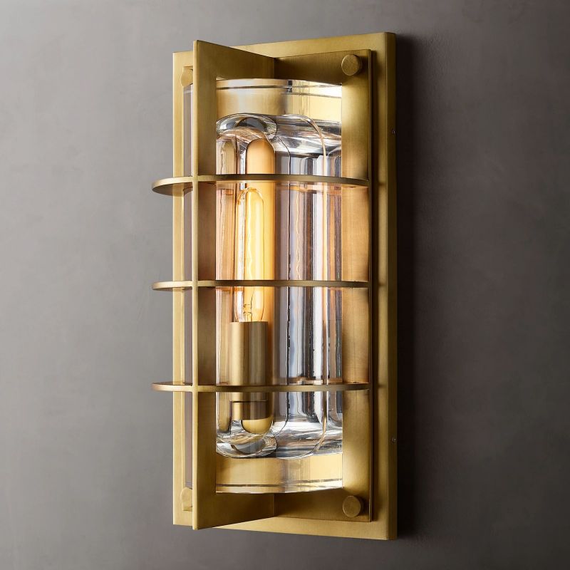 Vicomte Outdoor Modern Grand Wall Sconce