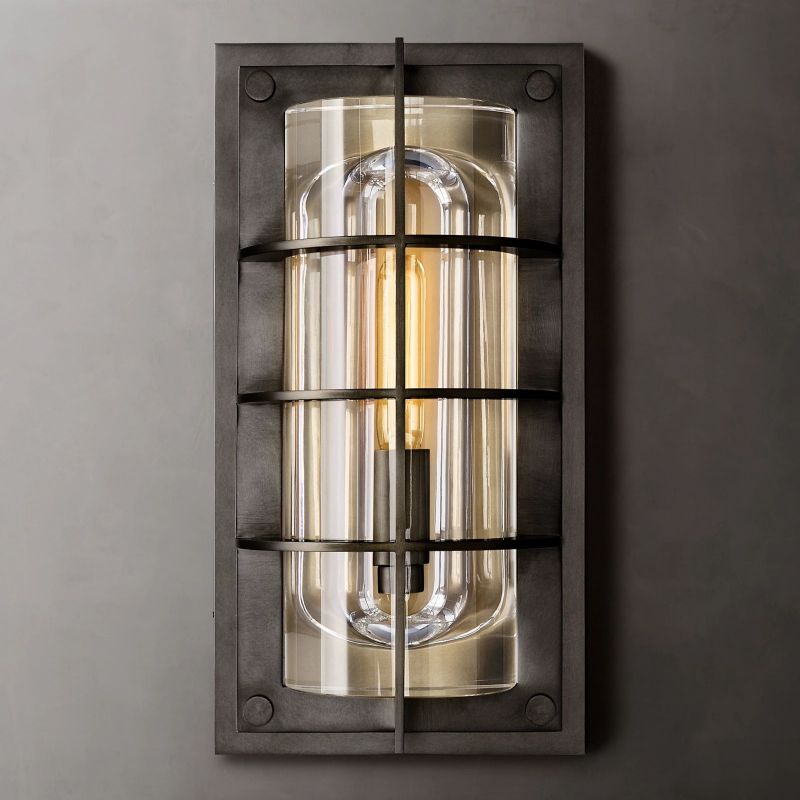 Vicomte Outdoor Modern Grand Wall Sconce