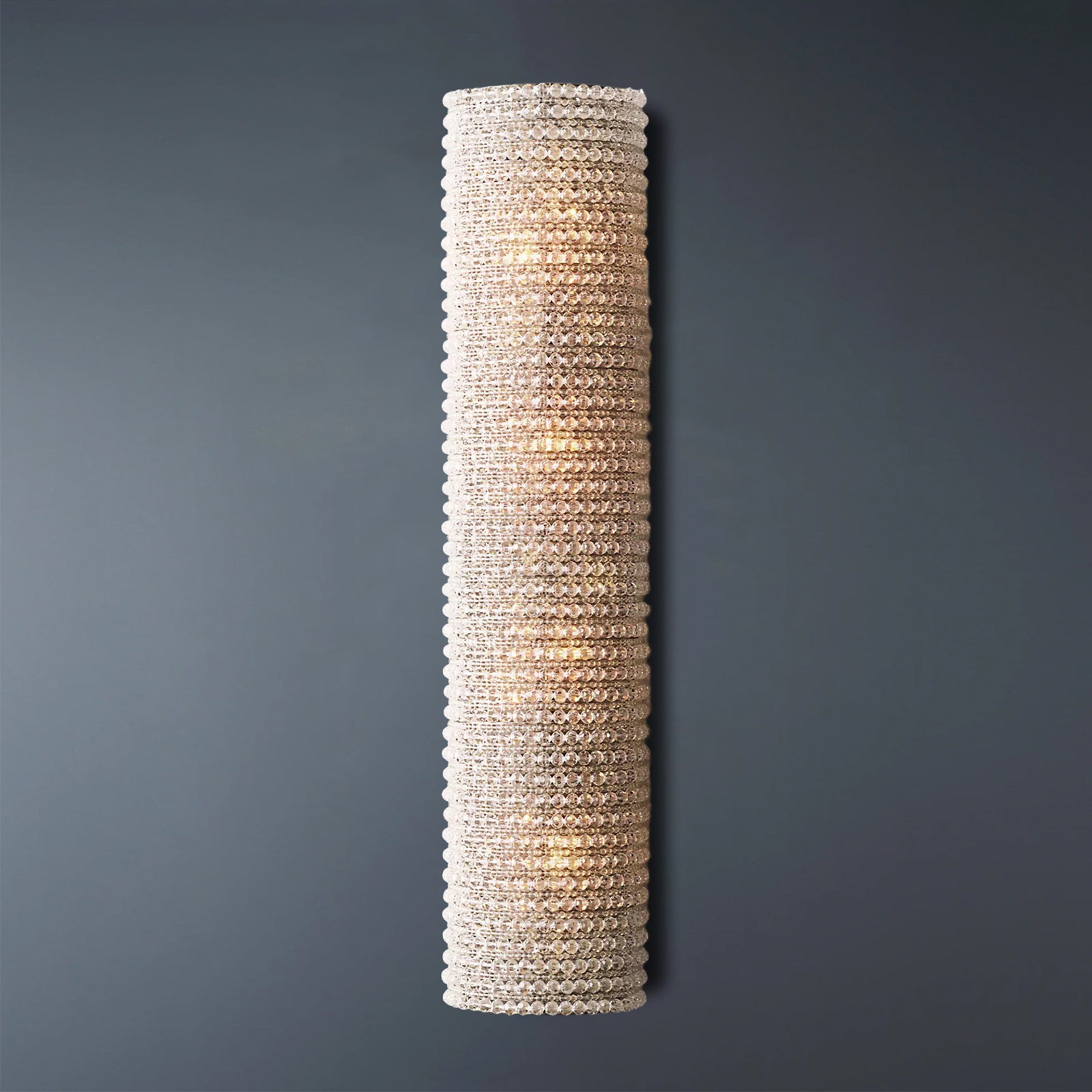 Halo Crystal Bead Wall Sconce 36H-konalight