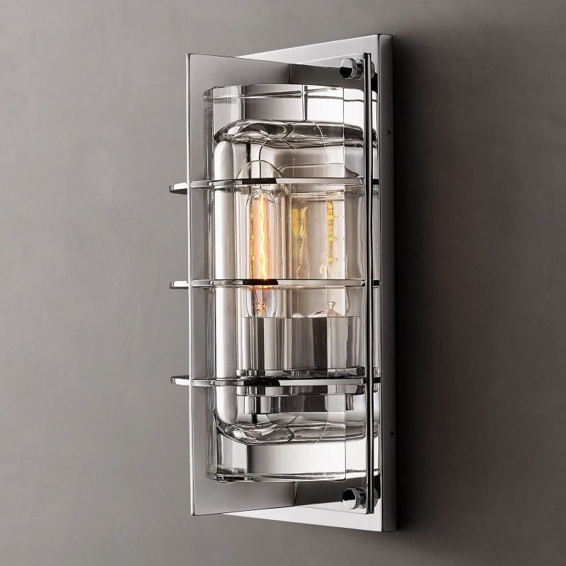 Vicomte Outdoor Modern Grand Wall Sconce