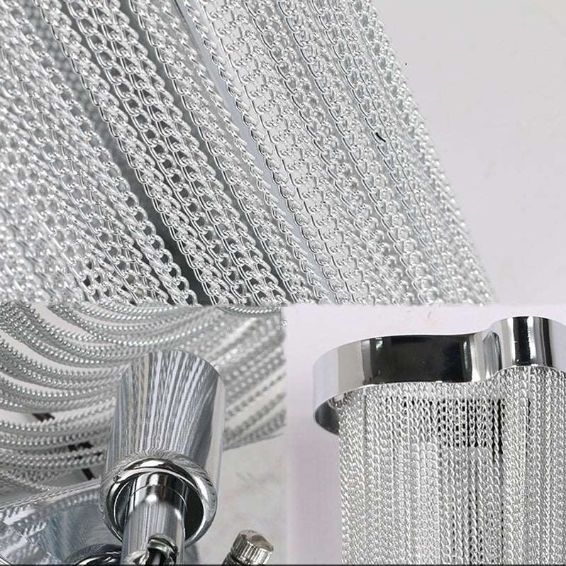Tassel Aluminum Chain Wall Sconce Style 2