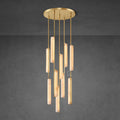 Aerie Alabaster Round Chandelier 24