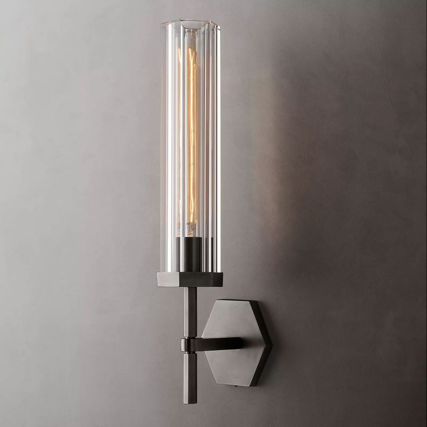 Bamcee Single Head Long Wall Sconce 19H Modern Wall Lamp