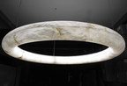 Modern Real Alabaster Chandeliers For Dining Room