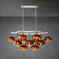 Curvette Smoke Glass Linear Chandelier 54