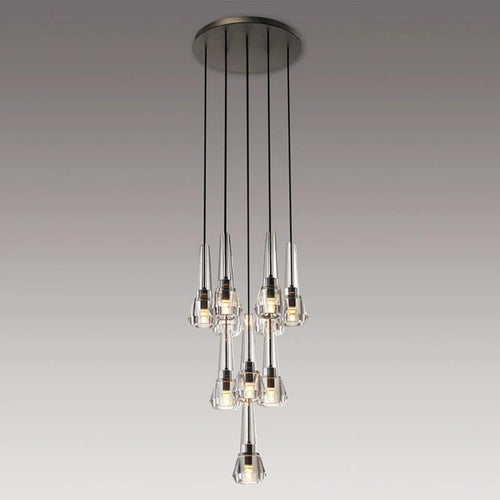 Apollin Round Chandelier For  Living Room (10 lights)-konalight