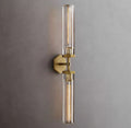 Lambeth Hexagonal Double Head Brass Wall Sconce-konalight