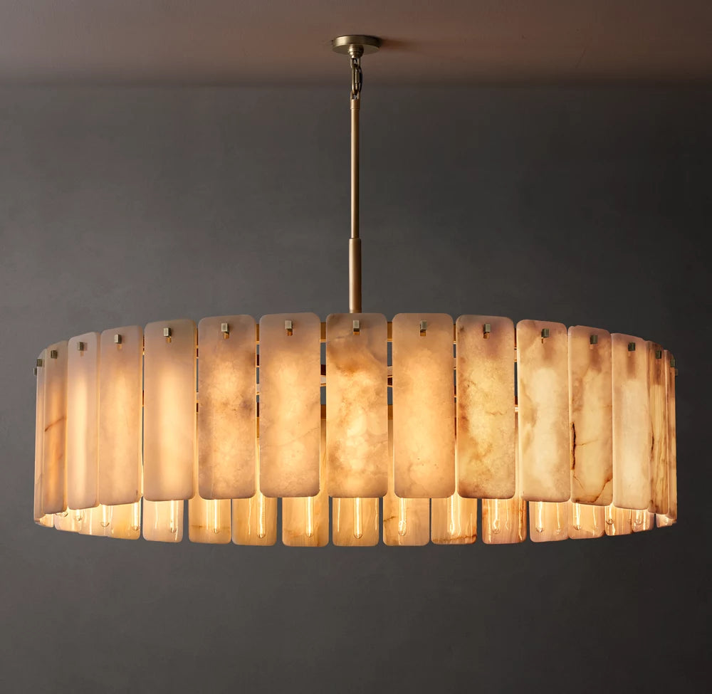 Clementine Onyx Round Chandelier 60