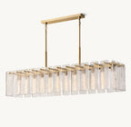 Clementine Glass Linear Chandelier 72
